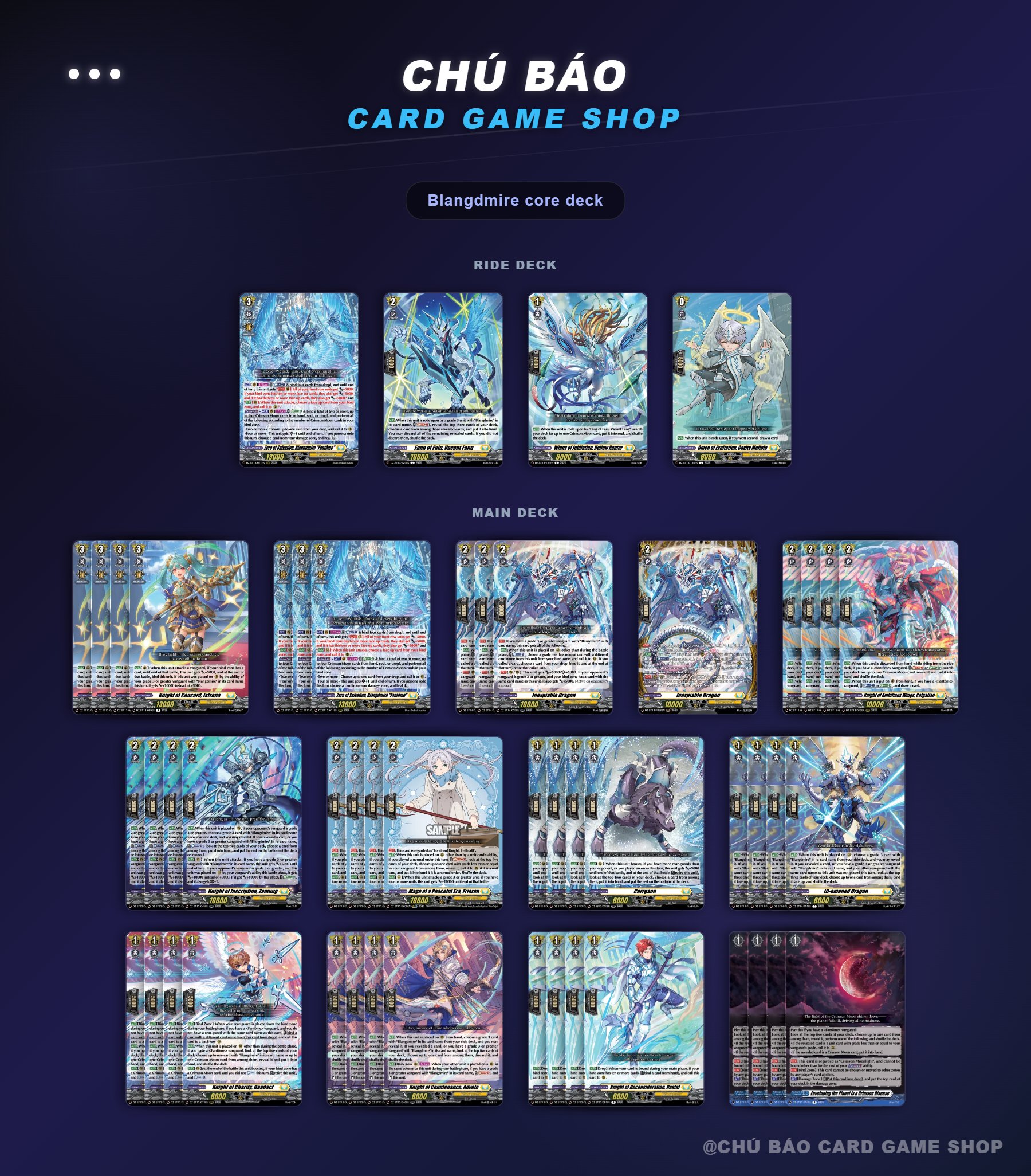 Blangmire fantome core deck
